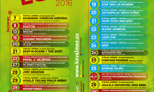 Ve Valašském Meziříčí se připravuje kulturní léto